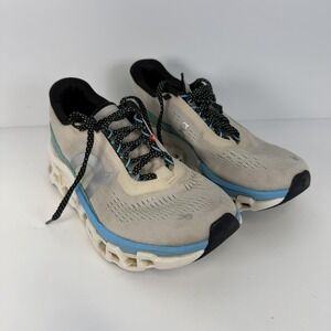 On Running Shoes Womens 6 Beige Cloudmonster CloudTec Athletic Mesh Sneakers